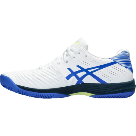 Chaussures Padel ASICS Homme SOLUTION SWIFT FF Blanc / Bleu AH 2023