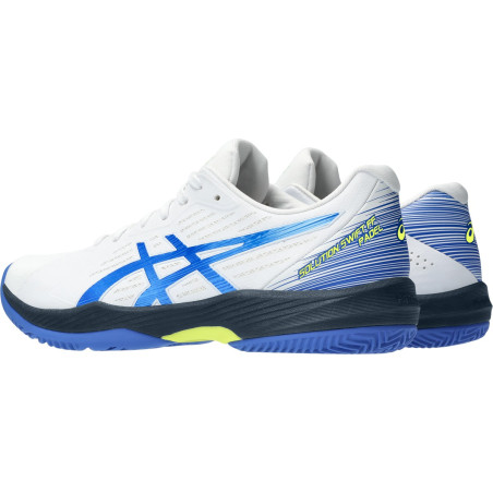 Chaussures Padel ASICS Homme SOLUTION SWIFT FF Blanc / Bleu AH 2023