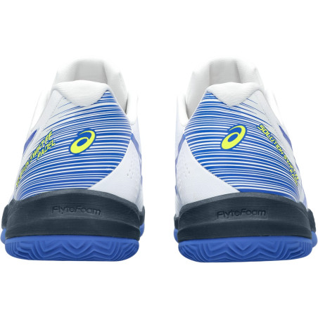 Chaussures Padel ASICS Homme SOLUTION SWIFT FF Blanc / Bleu AH 2023