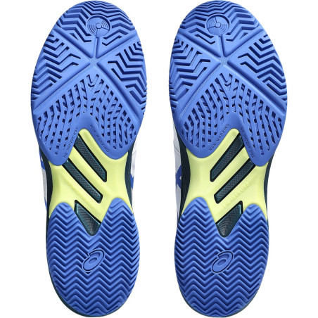 Chaussures Padel ASICS Homme SOLUTION SWIFT FF Blanc / Bleu AH 2023