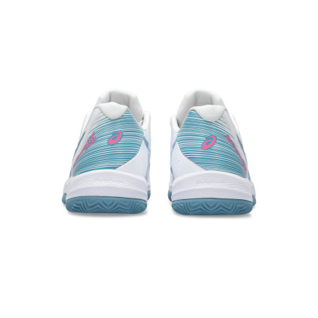 Chaussures Padel ASICS Femme SOLUTION SWIFT FF Blanc / Bleu / Rose AH 2023
