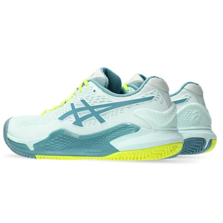 Chaussures ASICS Femme GEL-RESOLUTION 9 Terre Battue Turquoise AH 2023