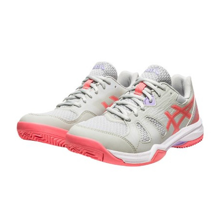 Chaussures Padel ASICS Femme GEL-PADEL PRO 5 Corail / Grise PE 2023