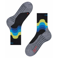 Chaussettes FALKE Homme RU4 Noir / Jaune /Bleu AH 2020 2