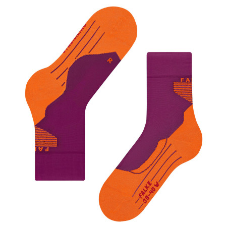 Chaussettes FALKE Femme STABILIZING Rose / Orange AH 2022