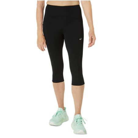 Collant Running ASICS Femme ROAD HIGH WAIST CAPRI TIGHT Noir PE 2024