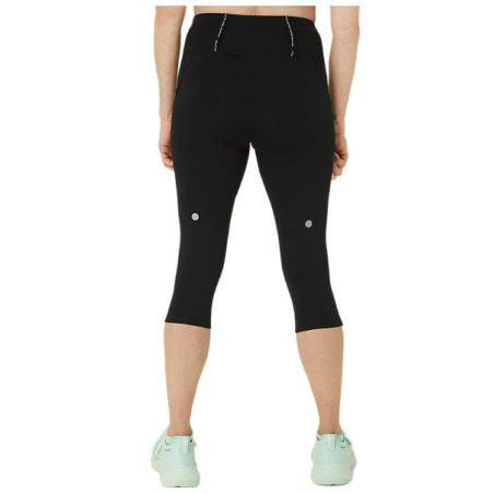 Collant Running ASICS Femme ROAD HIGH WAIST CAPRI TIGHT Noir PE 2024