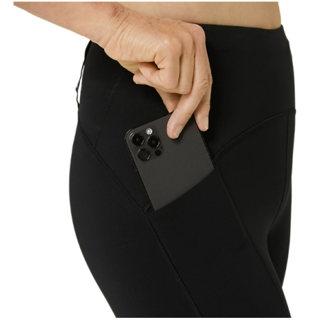 Collant Running ASICS Femme ROAD HIGH WAIST CAPRI TIGHT Noir PE 2024