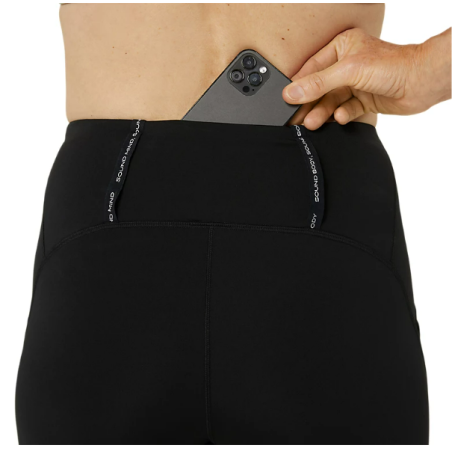 Collant Running ASICS Femme ROAD HIGH WAIST CAPRI TIGHT Noir PE 2024