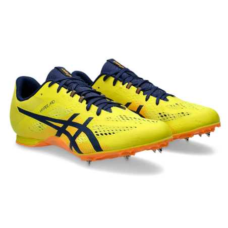 Chaussures Run Pointes ASICS Homme HYPER MD8 Jaune / Bleu PE 2024