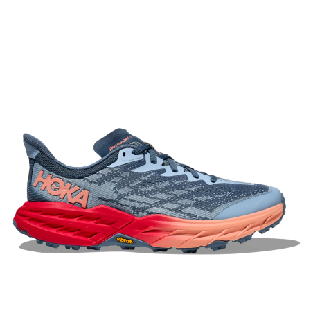 Chaussures Running HOKA Femme SPEEDGOAT 5 Bleu / Rouge PE 2024