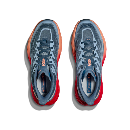 Chaussures Running HOKA Femme SPEEDGOAT 5 Bleu / Rouge PE 2024