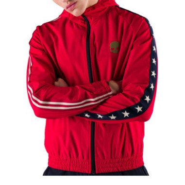 Veste HYDROGEN Homme STAR FZ Rouge / Blanc / Or...