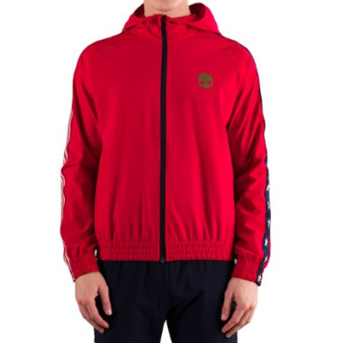 Veste HYDROGEN Homme STAR FZ Rouge / Blanc / Or...