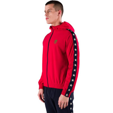 Veste HYDROGEN Homme STAR FZ Rouge / Blanc / Or...