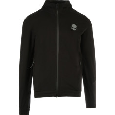 Sweat à capuche Zippé HYDROGEN Homme TECH SKULL Noir 2024