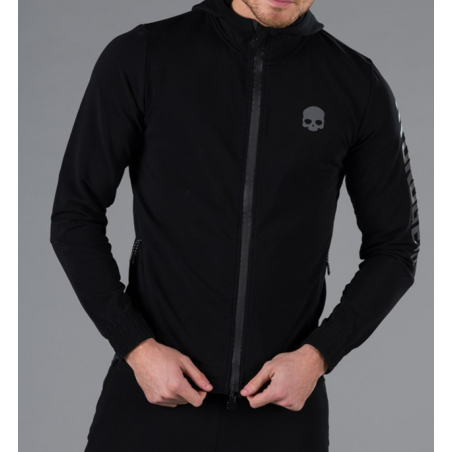 Sweat à capuche Zippé HYDROGEN Homme TECH SKULL Noir 2024