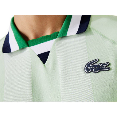 Polo LACOSTE Homme SPORT Vert pâle / Blanc PE 2022