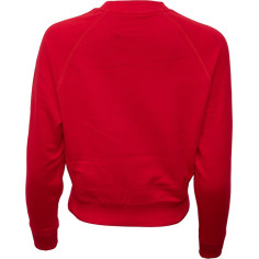 Sweat WILSON Femme SIDELINE CREW Rouge / Noir PE 2024 2