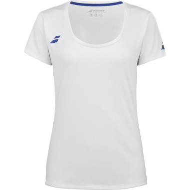 T-Shirt BABOLAT Femme PLAY CAP SLEEVE Blanc 2024