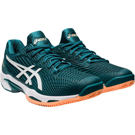 Chaussures ASICS Homme SOLUTION SPEED FF 2 Terre Battue Vert AH 2022