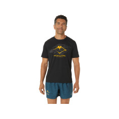 T-Shirt Running ASICS Homme FUJITRAIL LOGO SS TOP Noir /...