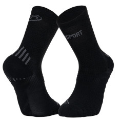 Chaussettes Running BV SPORT Longues RUN MARATHON + Noir