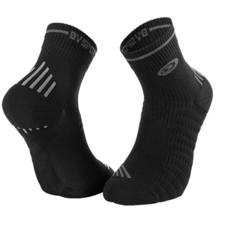 Chaussettes Running BV SPORT Courtes RUN MARATHON Noires
