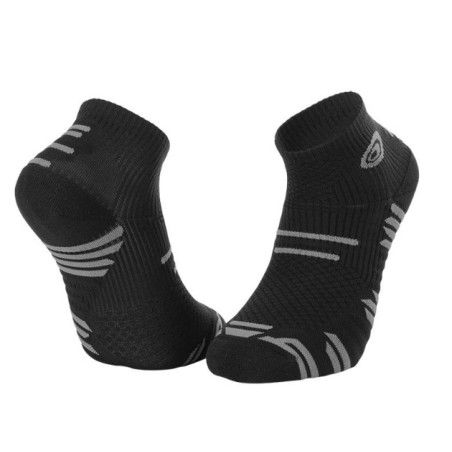Chaussettes Running BV SPORT Courtes TRAIL Elite Noire PE 2023