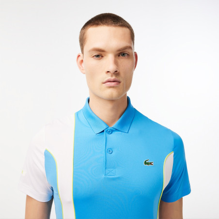 Polo LACOSTE Homme DJOKOVIC Bleu / Blanc 2023