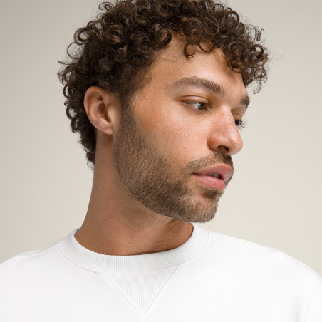 Sweat WILSON Homme PARKSIDE CREW SNOW Blanc / Bleu PE 2024