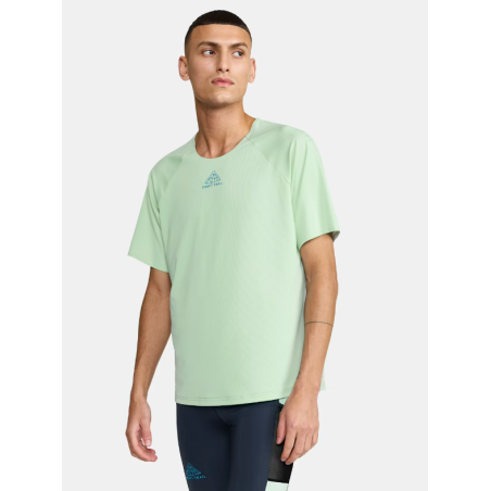 T-Shirt Running Homme CRAFT PRO TRAIL Vert / Bleu PE 2024