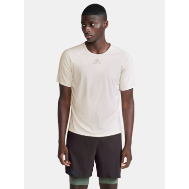 T-Shirt Running Homme CRAFT PRO TRAIL Ecru /...