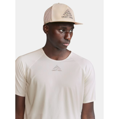 T-Shirt Running Homme CRAFT PRO TRAIL Ecru /...