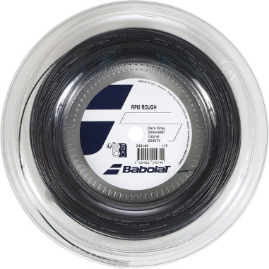 Bobine BABOLAT RPM ROUGH 1.25mm 17 Noire (200m)