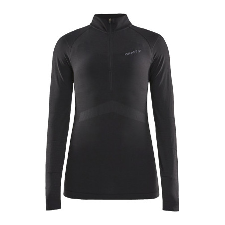 T-Shirt Manches Longues CRAFT Femme BE ACTIVE INTENSITY ZIP Noir AH 2019