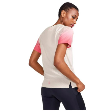 T-Shirt Running Femme CRAFT PRO TRAIL SS Ecru /...