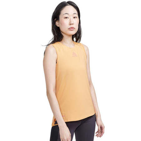 Débardeur Running CRAFT Femme PRO TRAIL Orange PE 2023