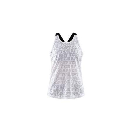 Débardeur Running CRAFT Femme Blanc CORE CHARGE LOGO SINGLET AH 2021