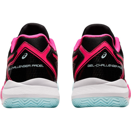 Chaussures Padel ASICS Femme CHALLENGER 13 Noir / Rose / Turquoise PE 2022