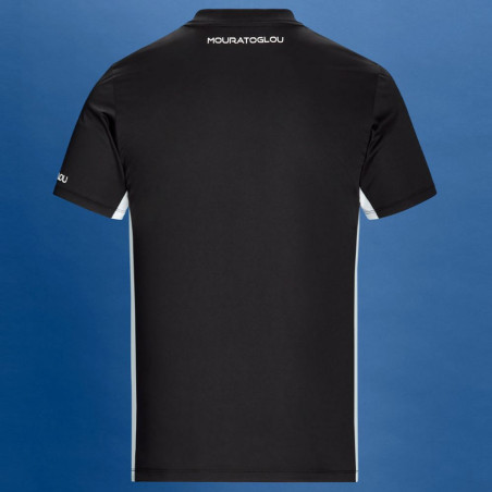T-Shirt MOURATOGLOU Homme MATCH Noir / Blanc PE 2024