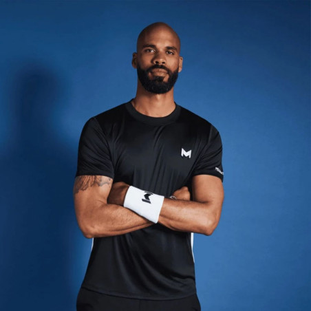 T-Shirt MOURATOGLOU Homme MATCH Noir / Blanc PE 2024