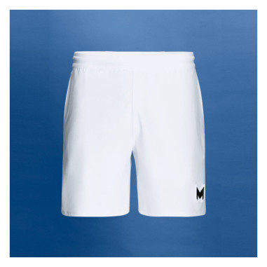 Short MOURATOGLOU Homme MATCH Blanc / Noir PE 2024