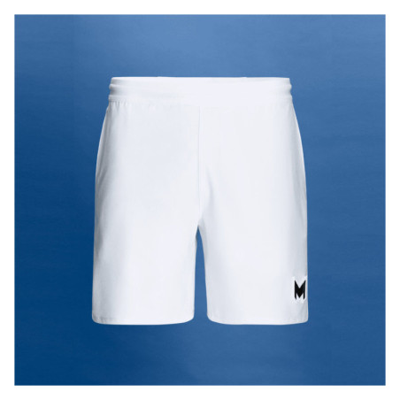 Short MOURATOGLOU Homme MATCH Blanc / Noir PE 2024