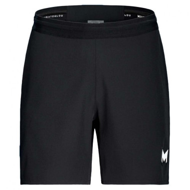 Short MOURATOGLOU Homme MATCH Noir / Blanc PE 2024