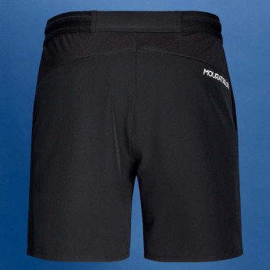 Short MOURATOGLOU Homme MATCH Noir / Blanc PE 2024