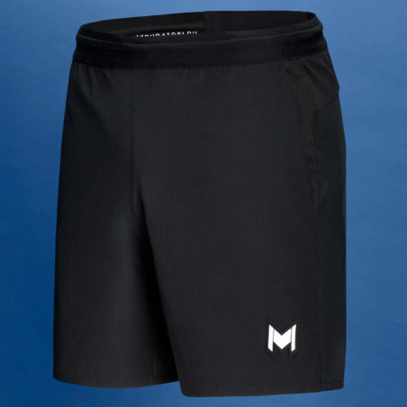 Short MOURATOGLOU Homme MATCH Noir / Blanc PE 2024