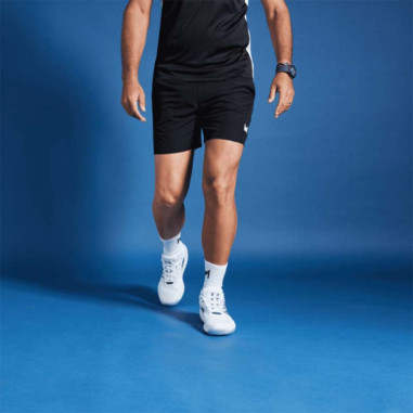 Short MOURATOGLOU Homme MATCH Noir / Blanc PE 2024