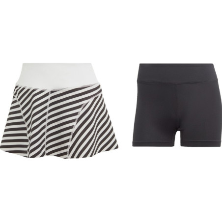 Jupe réversible ADIDAS Femme AEROREADY Noir / Blanc AH 2023