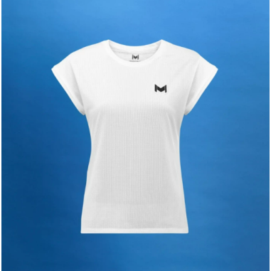 T-Shirt MOURATOGLOU Femme MATCH DRI FIT Blanc /...